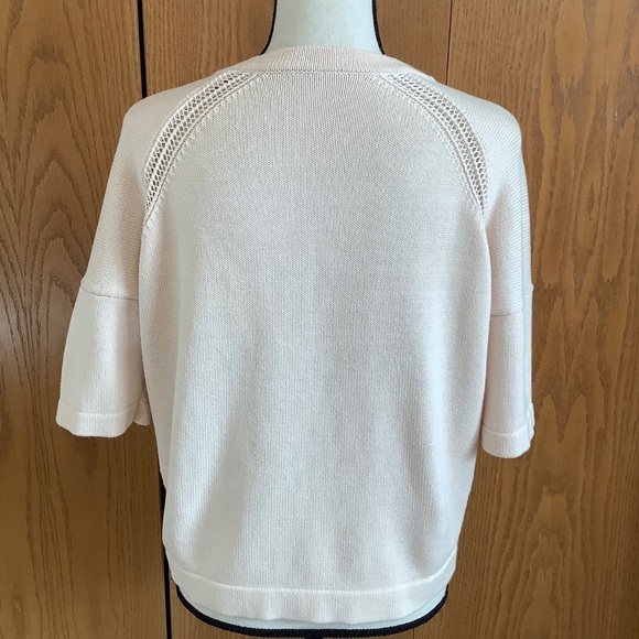Lululemon Bhakti Reality Short Sleeve Sweater Sz-4 - Picture 2 of 7
